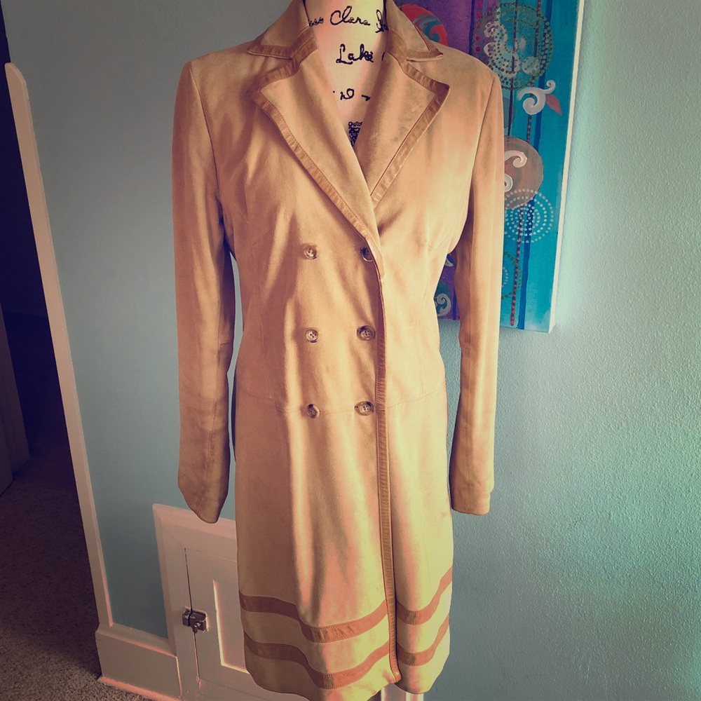 Vintage suede coat from banana republic size M
